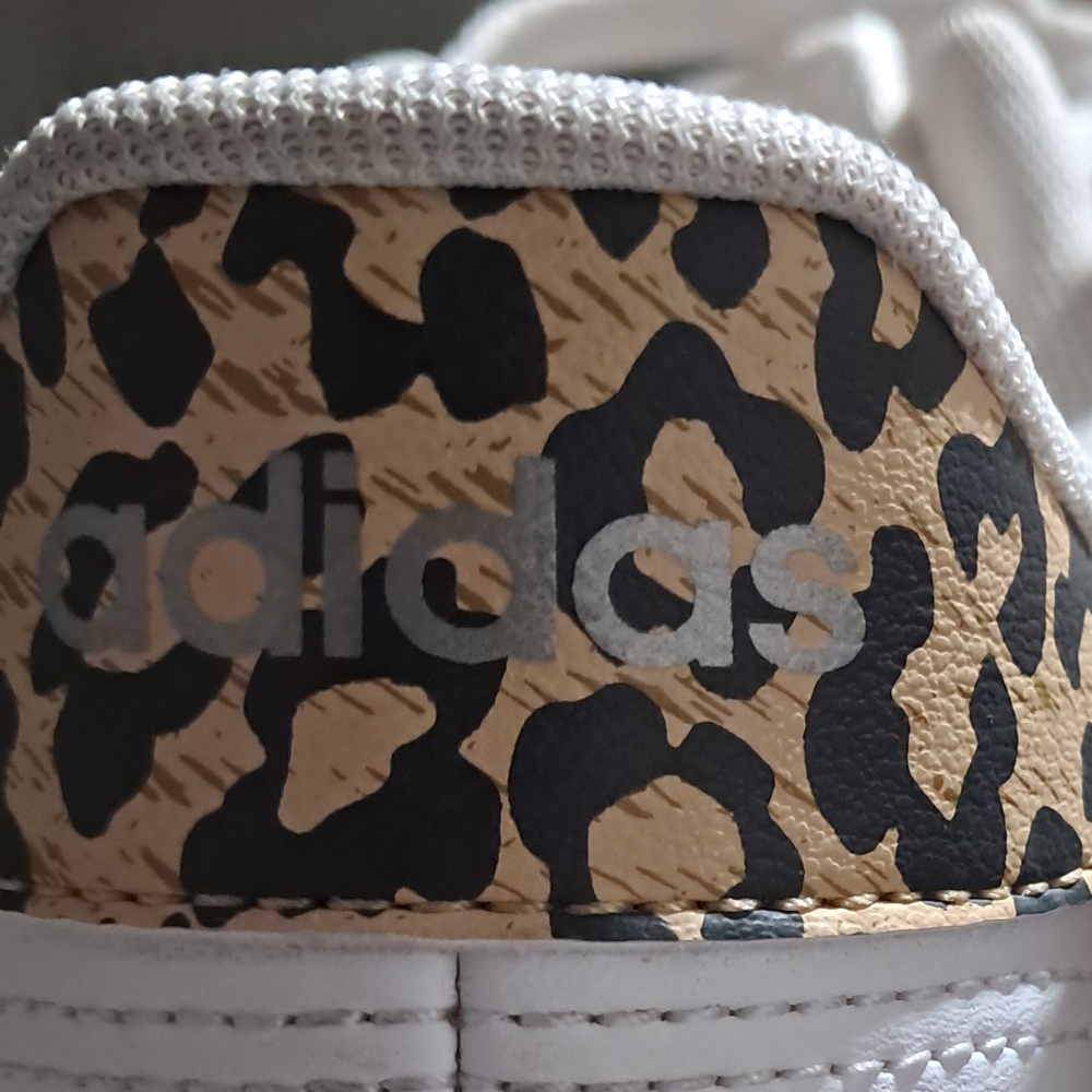 Adidas Grand Court Women's Athletic Sneaker White Leopard Womens Size 5 (FY8949) - Picture 11 of 14